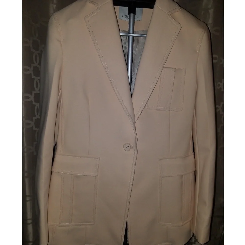 Phillip Lim 3.1 Soft Peach Cut Away Blazer s8